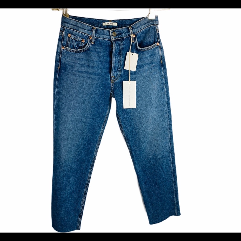 Grlfrnd Helena Raw Hem Button Fly Jeans